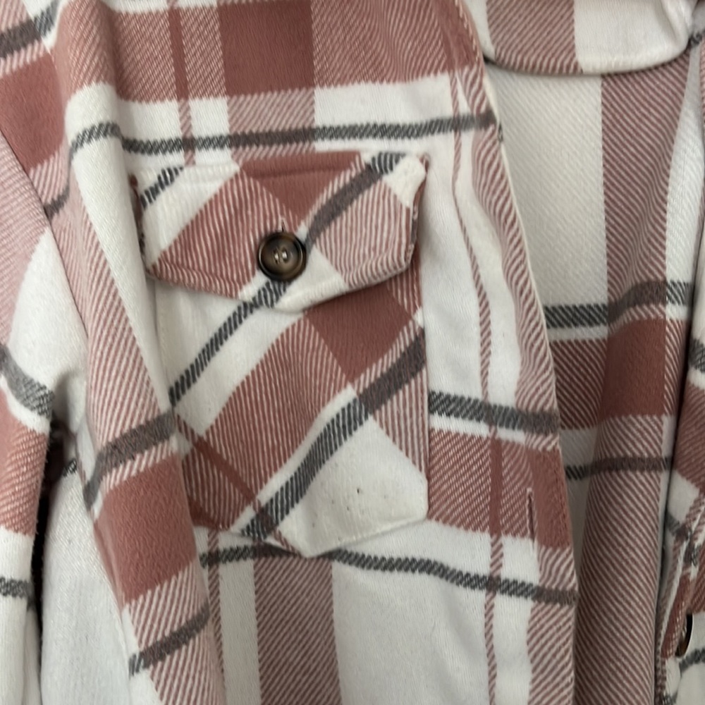 Pink flannel/jacket